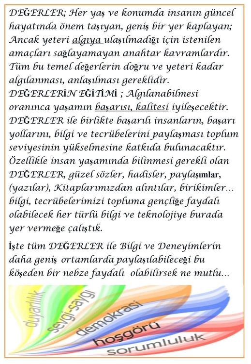 degerler sema